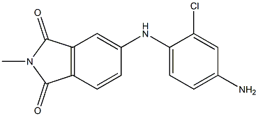 5-[(4-amino-2-chlorophenyl)amino]-2-methyl-2,3-dihydro-1H-isoindole-1,3-dione