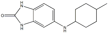 5-[(4-methylcyclohexyl)amino]-2,3-dihydro-1H-1,3-benzodiazol-2-one Struktur