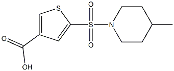 5-[(4-methylpiperidine-1-)sulfonyl]thiophene-3-carboxylic acid