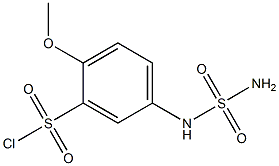 5-[(aminosulfonyl)amino]-2-methoxybenzenesulfonyl chloride