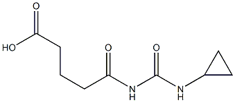 5-[(cyclopropylcarbamoyl)amino]-5-oxopentanoic acid|