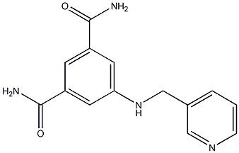 5-[(pyridin-3-ylmethyl)amino]benzene-1,3-dicarboxamide