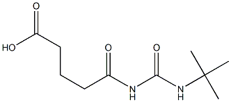 5-[(tert-butylcarbamoyl)amino]-5-oxopentanoic acid 结构式