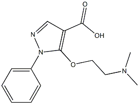 5-[2-(dimethylamino)ethoxy]-1-phenyl-1H-pyrazole-4-carboxylic acid