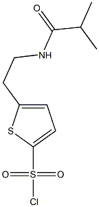  5-[2-(isobutyrylamino)ethyl]thiophene-2-sulfonyl chloride