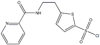 5-[2-(pyridin-2-ylformamido)ethyl]thiophene-2-sulfonyl chloride