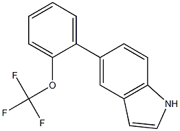 5-[2-(trifluoromethoxy)phenyl]-1H-indole|