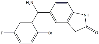 5-[amino(2-bromo-5-fluorophenyl)methyl]-2,3-dihydro-1H-indol-2-one