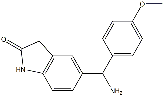 5-[amino(4-methoxyphenyl)methyl]-2,3-dihydro-1H-indol-2-one