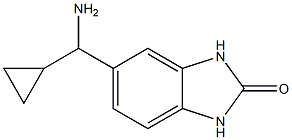 5-[amino(cyclopropyl)methyl]-2,3-dihydro-1H-1,3-benzodiazol-2-one