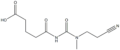 5-{[(2-cyanoethyl)(methyl)carbamoyl]amino}-5-oxopentanoic acid|