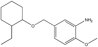 5-{[(2-ethylcyclohexyl)oxy]methyl}-2-methoxyaniline 结构式