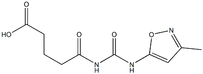 5-{[(3-methyl-1,2-oxazol-5-yl)carbamoyl]amino}-5-oxopentanoic acid|