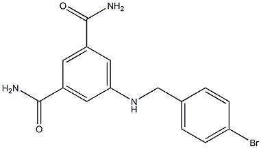 5-{[(4-bromophenyl)methyl]amino}benzene-1,3-dicarboxamide