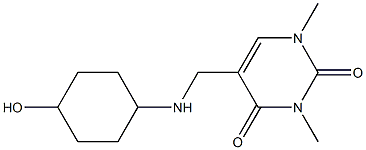 5-{[(4-hydroxycyclohexyl)amino]methyl}-1,3-dimethyl-1,2,3,4-tetrahydropyrimidine-2,4-dione