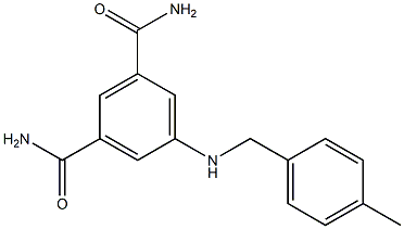 5-{[(4-methylphenyl)methyl]amino}benzene-1,3-dicarboxamide|