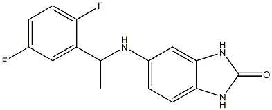 5-{[1-(2,5-difluorophenyl)ethyl]amino}-2,3-dihydro-1H-1,3-benzodiazol-2-one