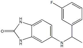 5-{[1-(3-fluorophenyl)ethyl]amino}-2,3-dihydro-1H-1,3-benzodiazol-2-one