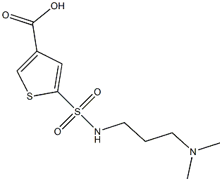 5-{[3-(dimethylamino)propyl]sulfamoyl}thiophene-3-carboxylic acid|