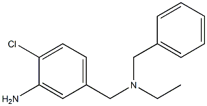 5-{[benzyl(ethyl)amino]methyl}-2-chloroaniline Struktur