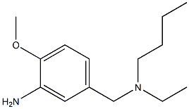 5-{[butyl(ethyl)amino]methyl}-2-methoxyaniline Struktur