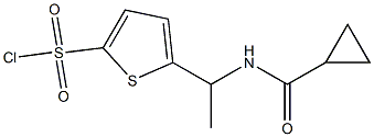  5-{1-[(cyclopropylcarbonyl)amino]ethyl}thiophene-2-sulfonyl chloride