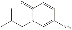 5-amino-1-(2-methylpropyl)-1,2-dihydropyridin-2-one 结构式