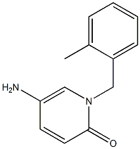 5-amino-1-[(2-methylphenyl)methyl]-1,2-dihydropyridin-2-one Structure