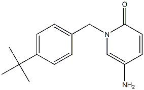 5-amino-1-[(4-tert-butylphenyl)methyl]-1,2-dihydropyridin-2-one Struktur