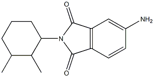 5-amino-2-(2,3-dimethylcyclohexyl)-2,3-dihydro-1H-isoindole-1,3-dione 结构式
