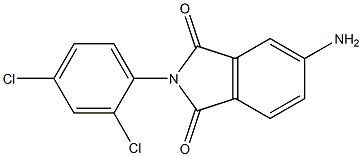 5-amino-2-(2,4-dichlorophenyl)-2,3-dihydro-1H-isoindole-1,3-dione Struktur