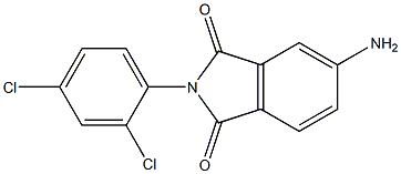 5-amino-2-(2,4-dichlorophenyl)-2,3-dihydro-1H-isoindole-1,3-dione 结构式