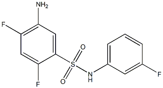  5-amino-2,4-difluoro-N-(3-fluorophenyl)benzene-1-sulfonamide