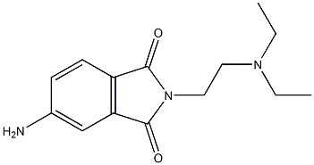 5-amino-2-[2-(diethylamino)ethyl]-2,3-dihydro-1H-isoindole-1,3-dione Struktur