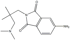 5-amino-2-{2-[(dimethylamino)methyl]-2-methylpropyl}-2,3-dihydro-1H-isoindole-1,3-dione|