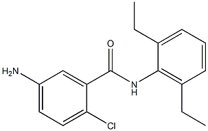 5-amino-2-chloro-N-(2,6-diethylphenyl)benzamide Structure