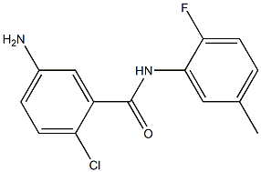 5-amino-2-chloro-N-(2-fluoro-5-methylphenyl)benzamide