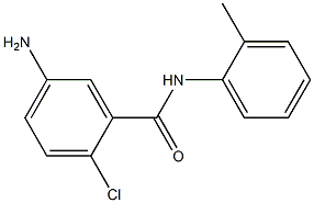 5-amino-2-chloro-N-(2-methylphenyl)benzamide,,结构式