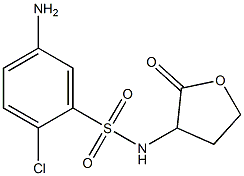 5-amino-2-chloro-N-(2-oxooxolan-3-yl)benzene-1-sulfonamide