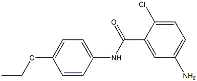 5-amino-2-chloro-N-(4-ethoxyphenyl)benzamide Structure