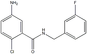5-amino-2-chloro-N-[(3-fluorophenyl)methyl]benzamide
