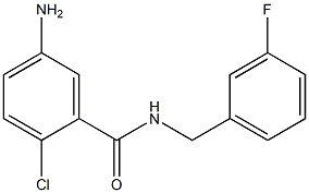  5-amino-2-chloro-N-[(3-fluorophenyl)methyl]benzamide