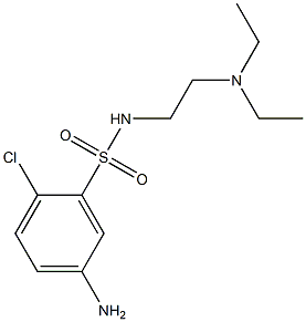  5-amino-2-chloro-N-[2-(diethylamino)ethyl]benzene-1-sulfonamide