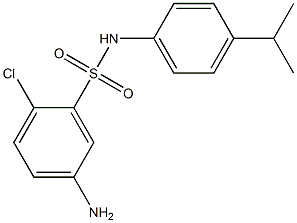 5-amino-2-chloro-N-[4-(propan-2-yl)phenyl]benzene-1-sulfonamide