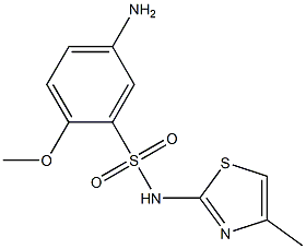 5-amino-2-methoxy-N-(4-methyl-1,3-thiazol-2-yl)benzene-1-sulfonamide|