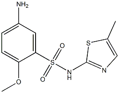 5-amino-2-methoxy-N-(5-methyl-1,3-thiazol-2-yl)benzene-1-sulfonamide