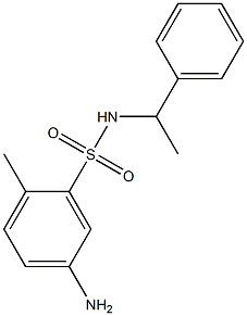 5-amino-2-methyl-N-(1-phenylethyl)benzene-1-sulfonamide