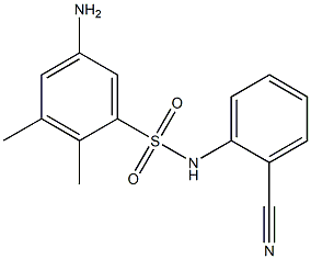  5-amino-N-(2-cyanophenyl)-2,3-dimethylbenzene-1-sulfonamide