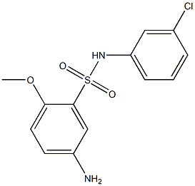 5-amino-N-(3-chlorophenyl)-2-methoxybenzene-1-sulfonamide