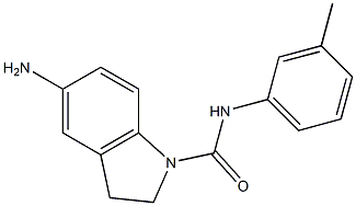 5-amino-N-(3-methylphenyl)-2,3-dihydro-1H-indole-1-carboxamide Structure
